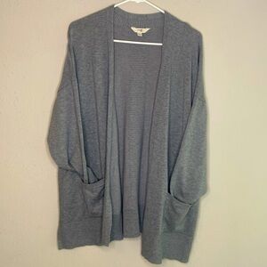 Terra & Sky Gray Cardigan Women's size (1X)
